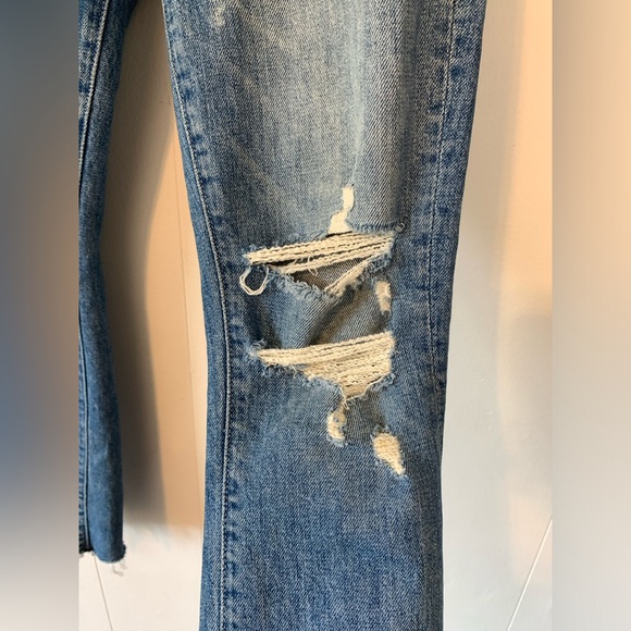 Mother Superior Jeans The Insider Crop Step Fray Holy Melancholy size 26 - Picture 6 of 14